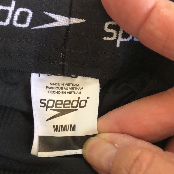 Speedo Swim Shorts Size M Blue GUC - Picture 3 of 6